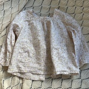 French baby girl blouse Grain de ble 6 months